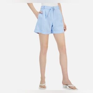 Inc International Concepts Women High Rise Belted Shorts Size  4